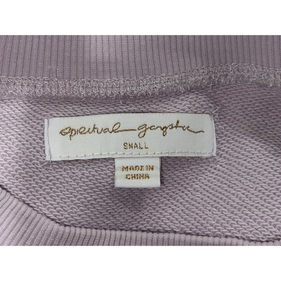 Spiritual Gangster Womens Lavender Crewneck Sweatshirt Long Sleeve Casual Pullov - Picture 11 of 12